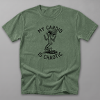 My Cardio Is Chaotic Tee — Moss