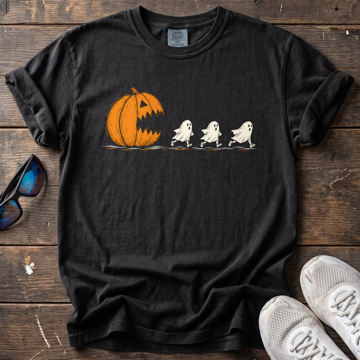 Chasing Ghosts Tee — Black