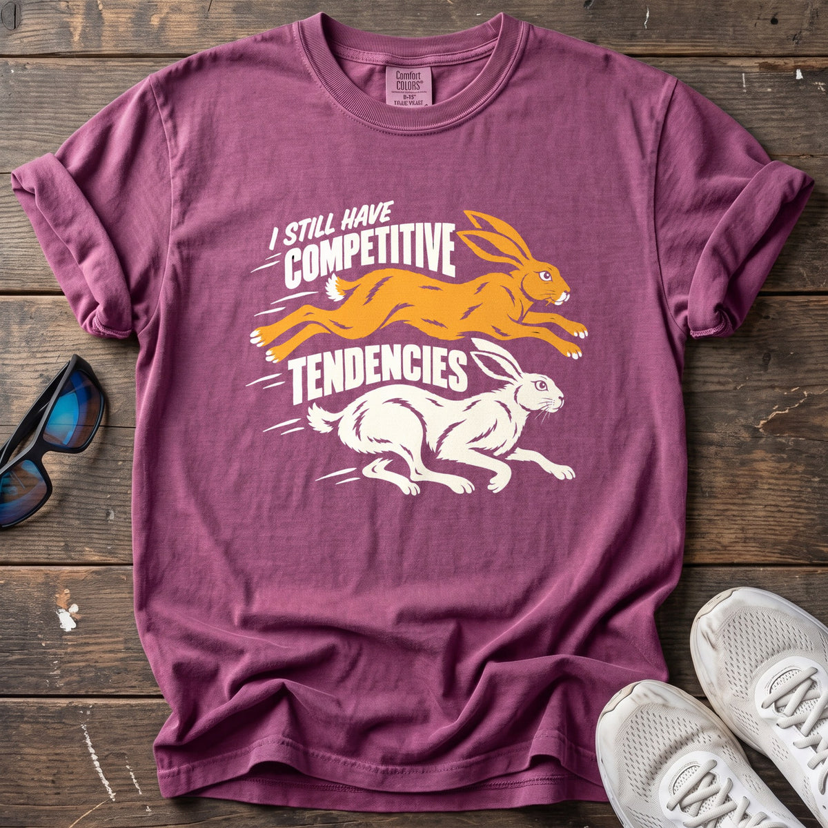 Competitive Tendencies Tee — Berry