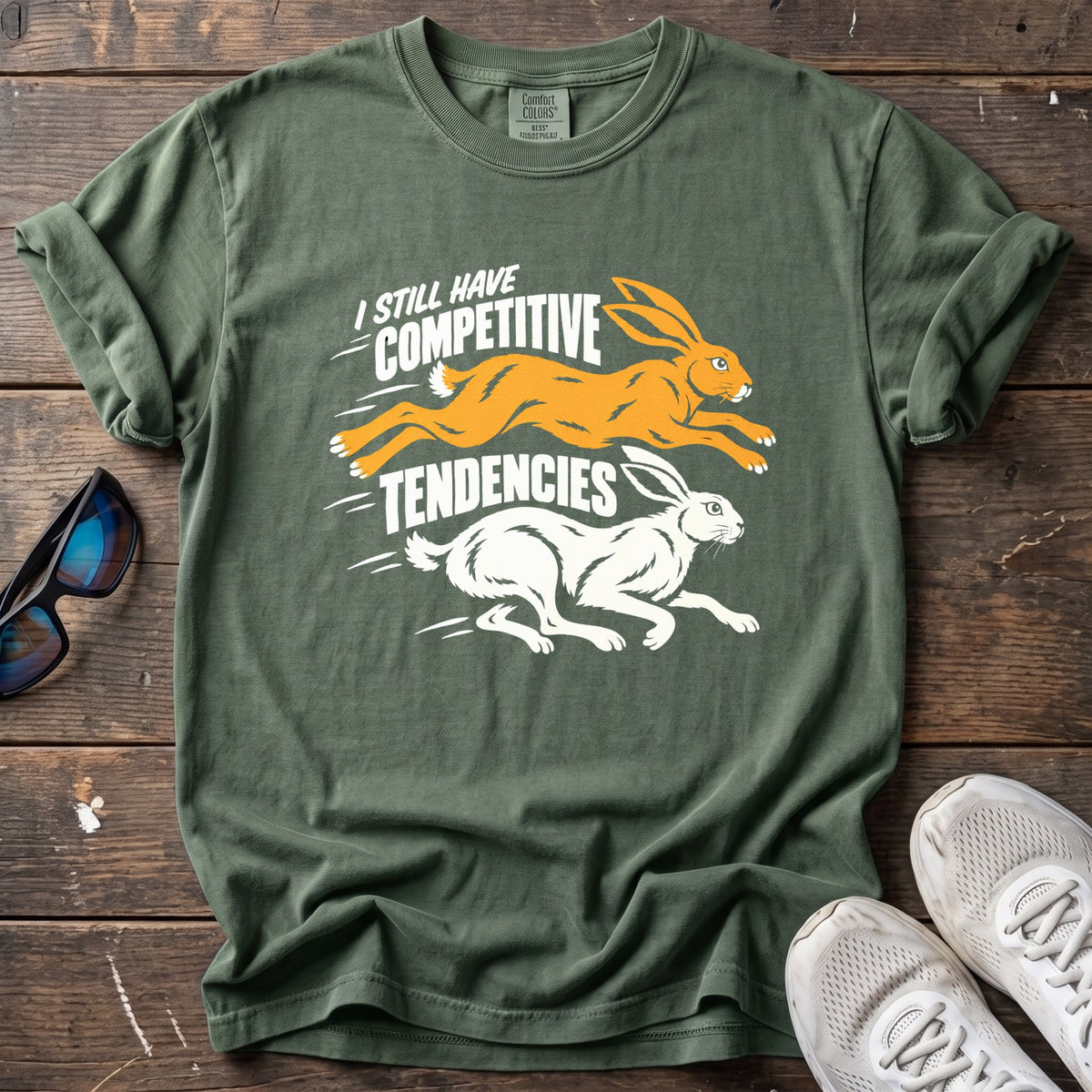 Competitive Tendencies Tee — Moss