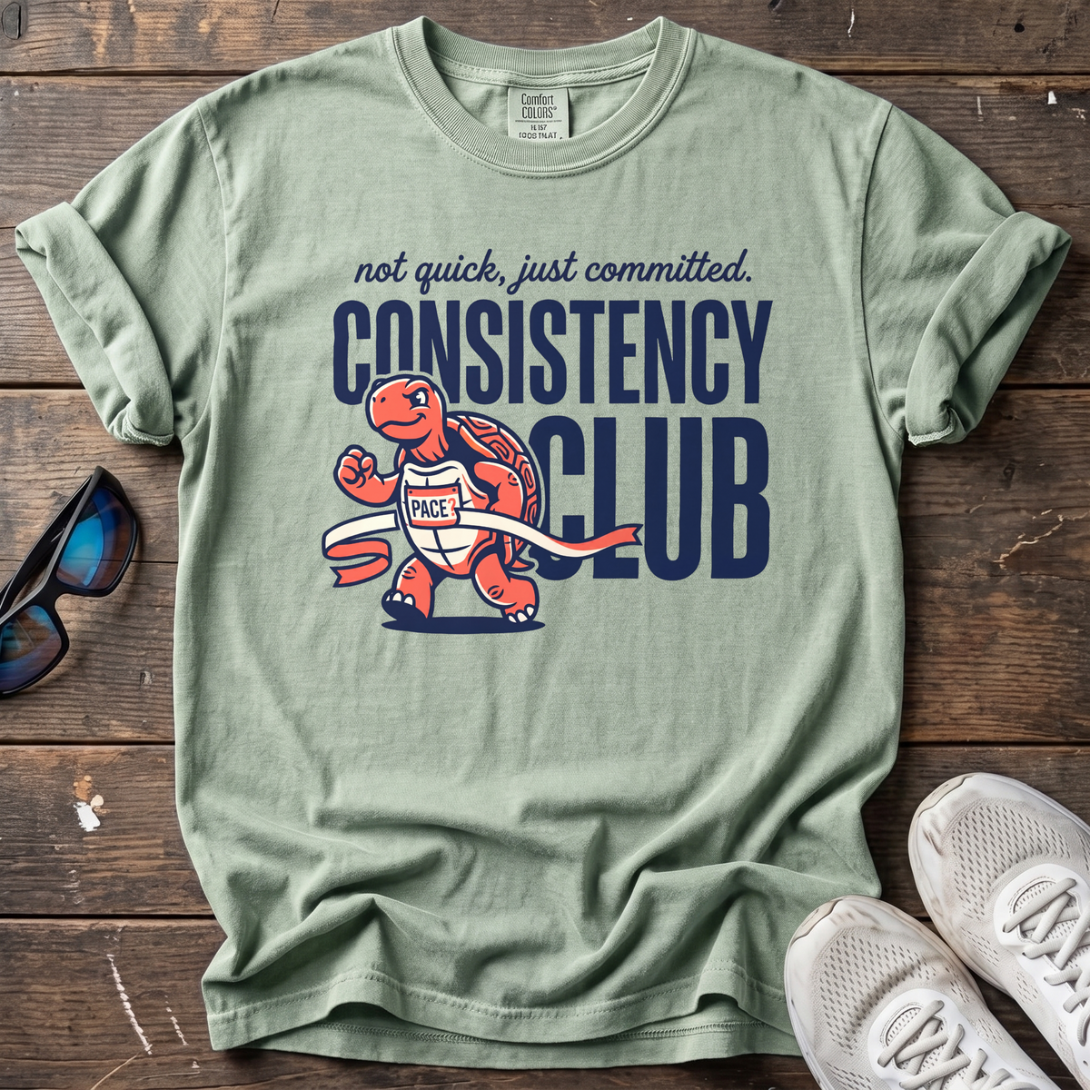 Consistency Club Tee — Bay