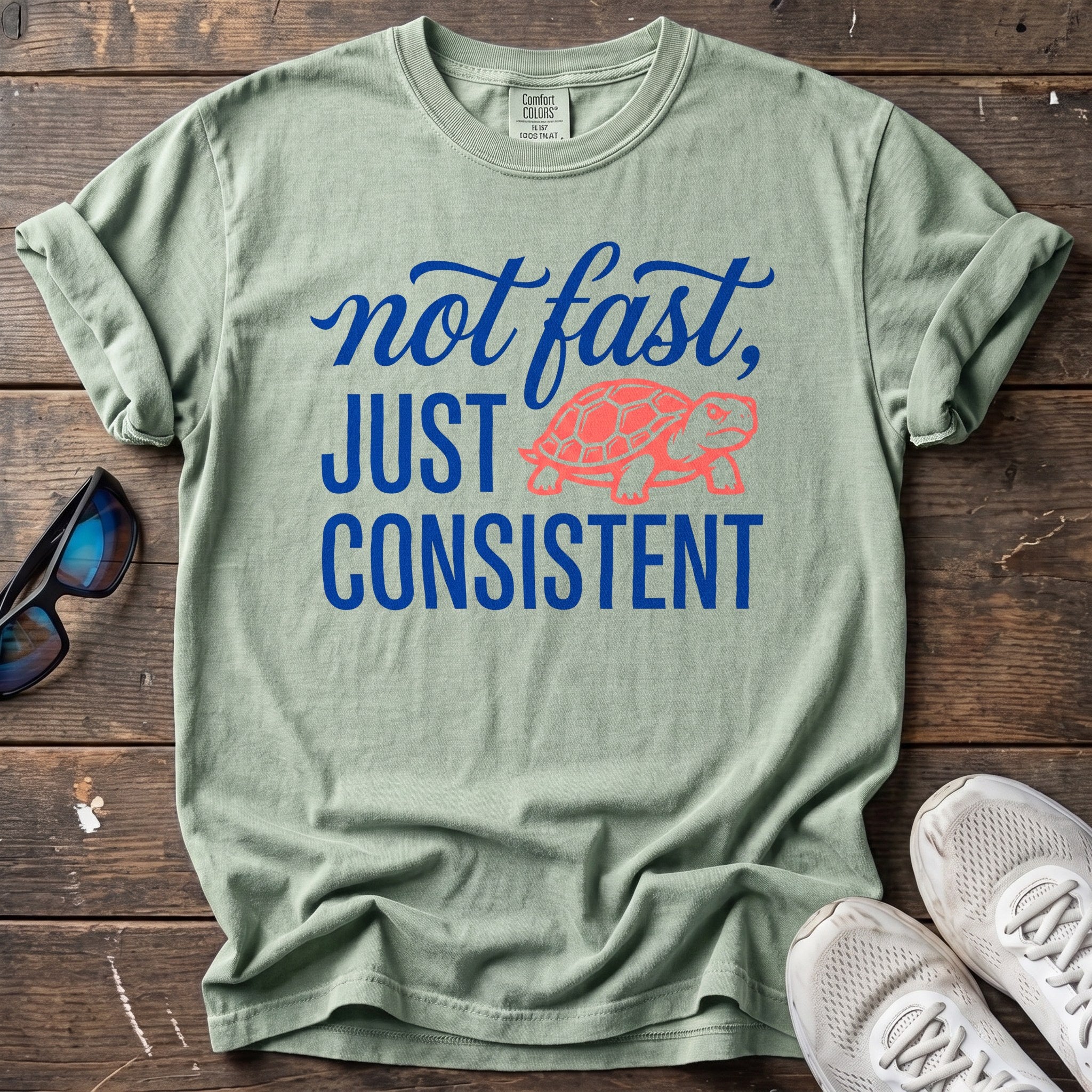 Consistent Determined Turtle Tee — Bay