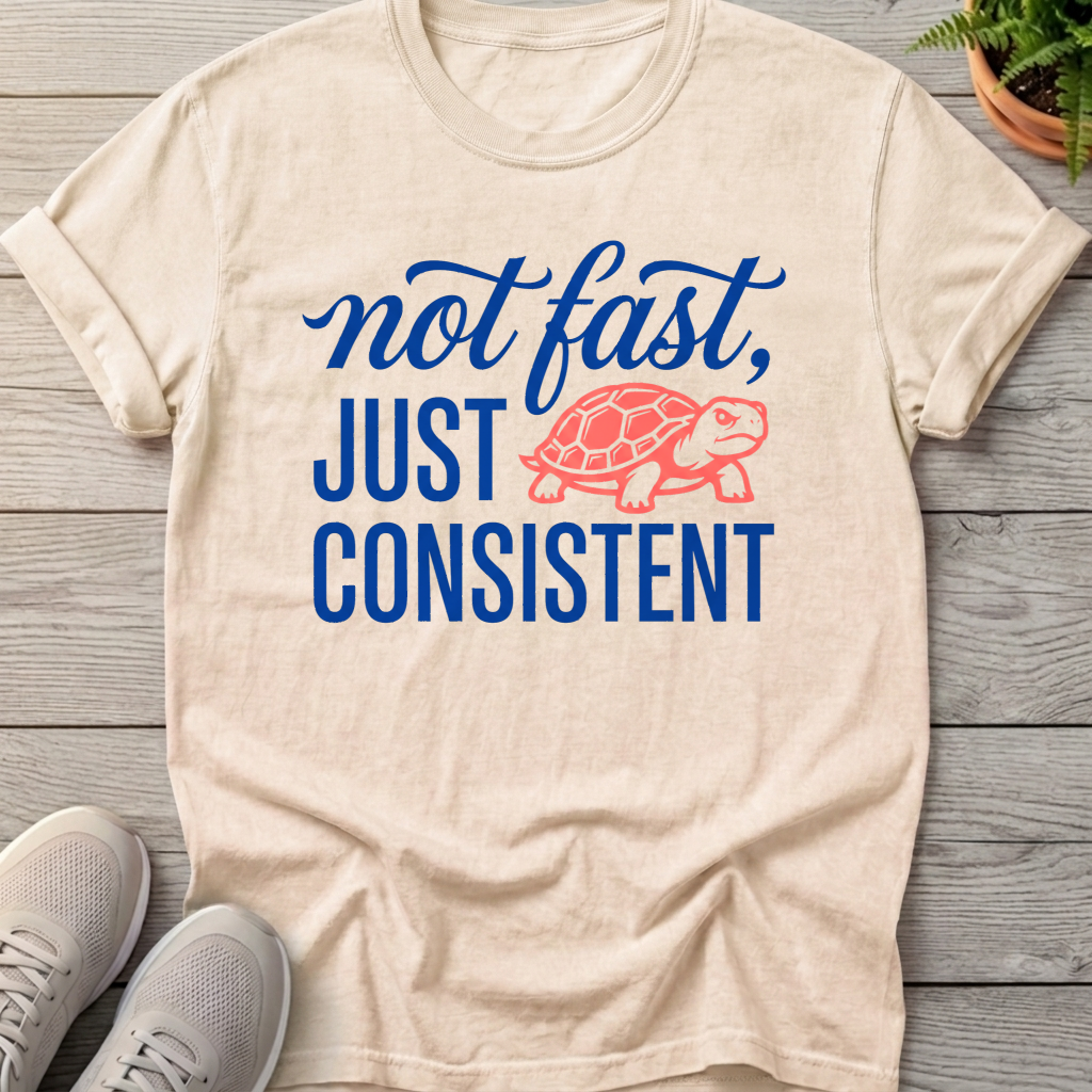 Consistent Determined Turtle Tee — Ivory