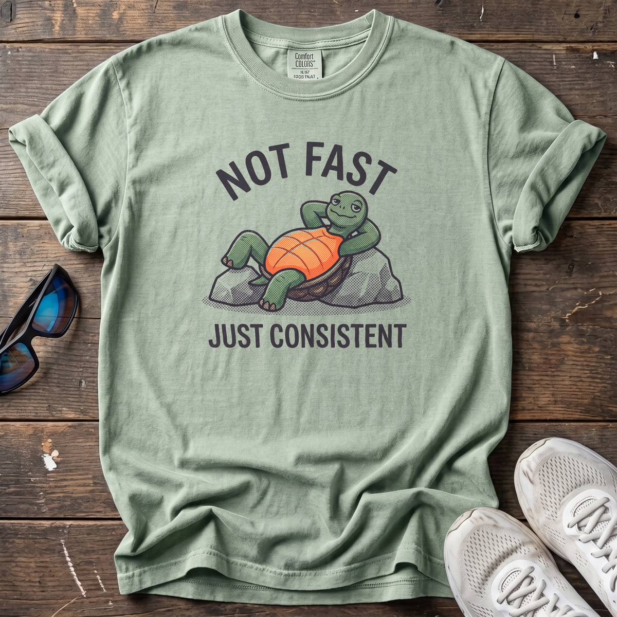 Consistent Turtle Tee — Bay