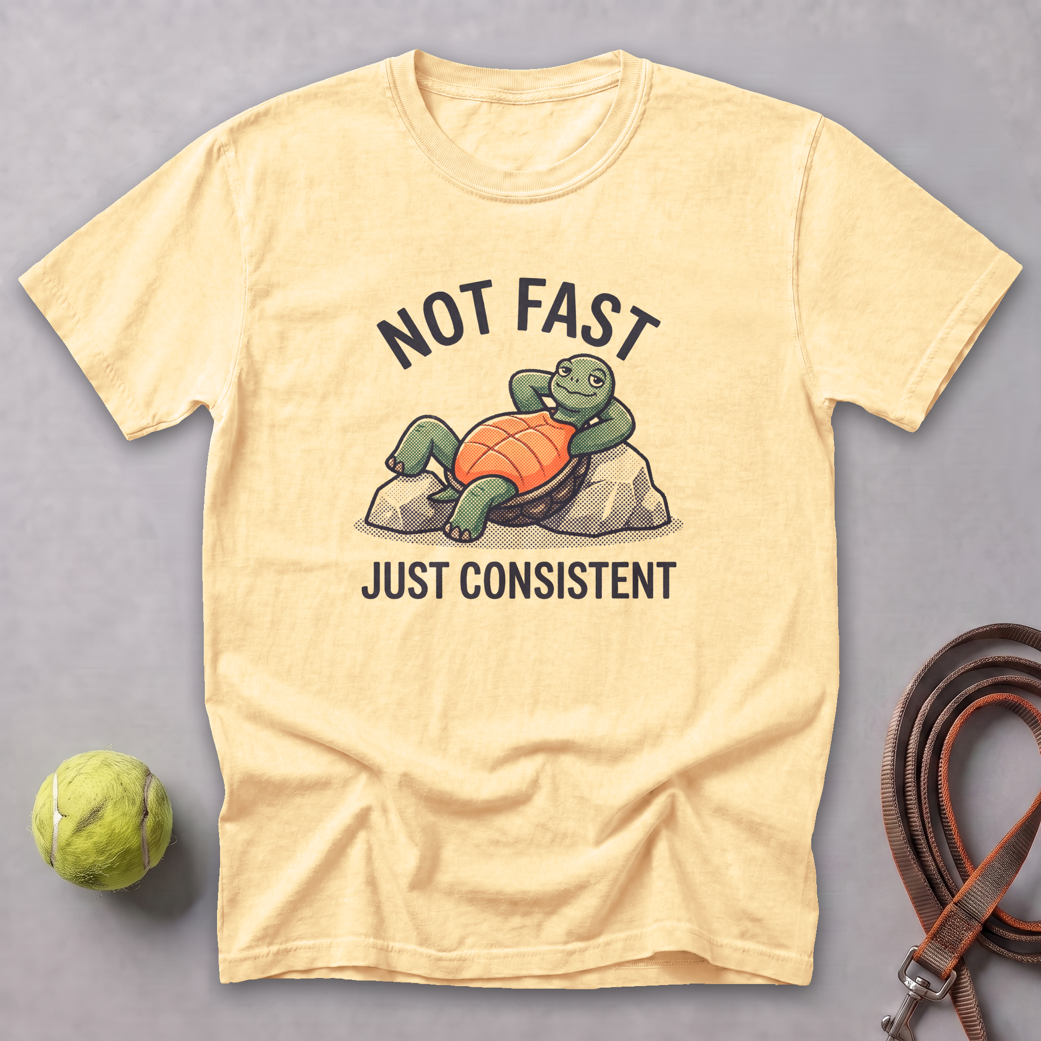 Consistent Turtle Tee — Butter