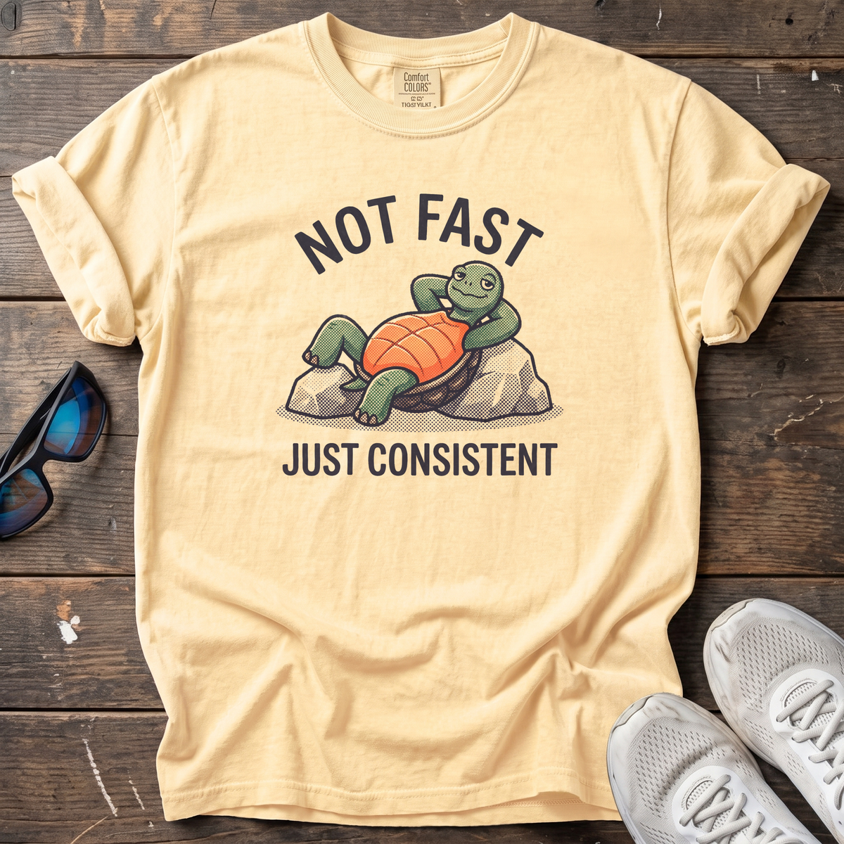 Consistent Turtle Tee — Butter