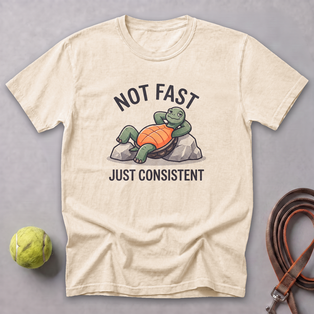 Consistent Turtle Tee — Ivory