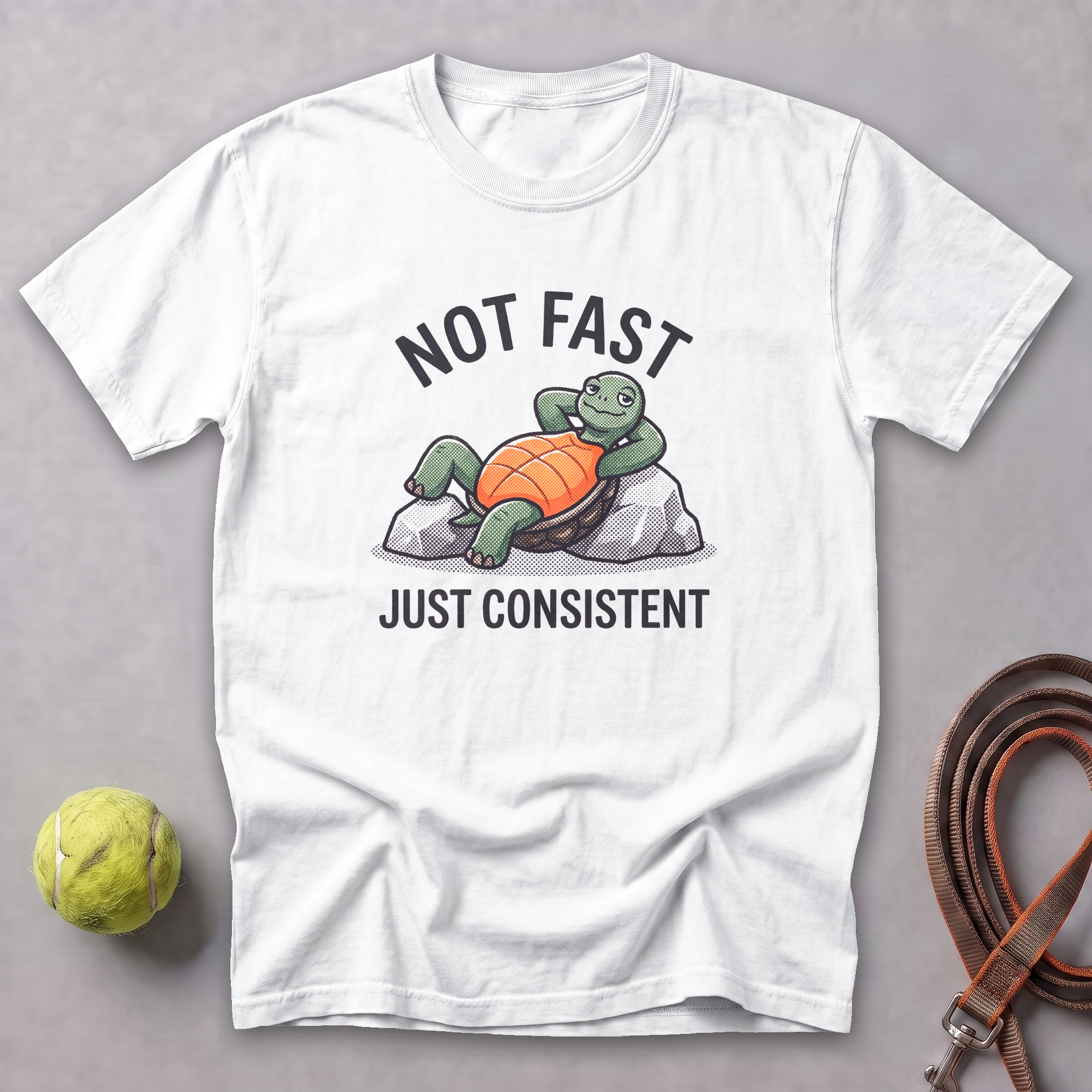 Consistent Turtle Tee — White