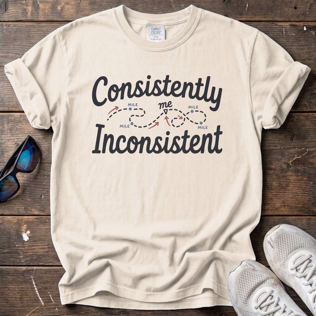 Consistently Inconsistent Tee — Ivory