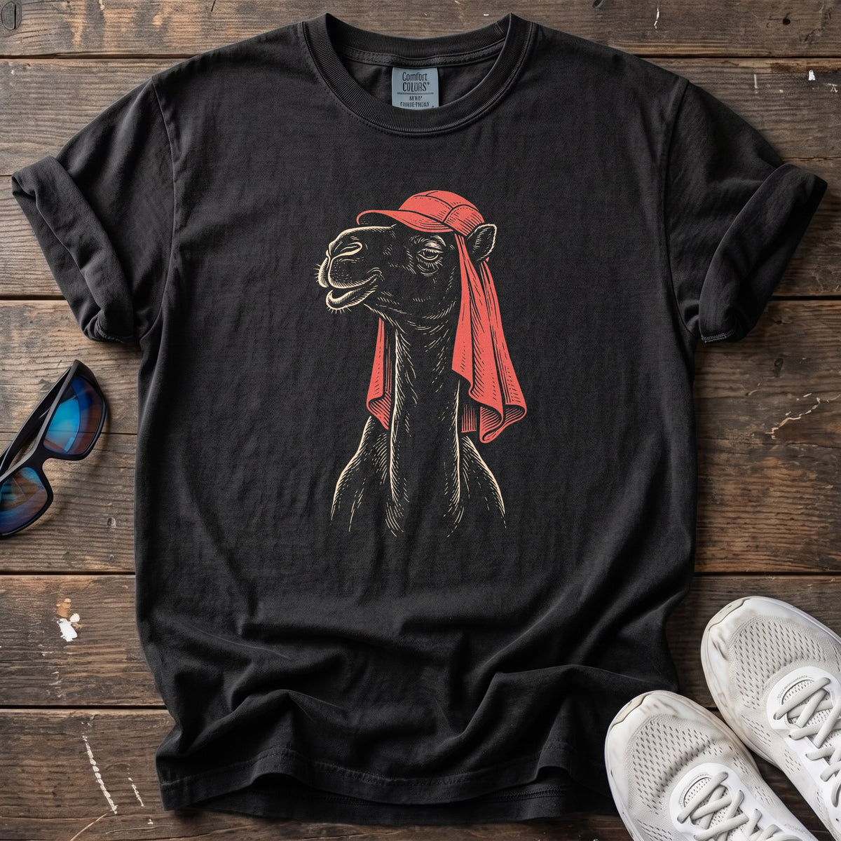 Cool as a Camel Tee — Black