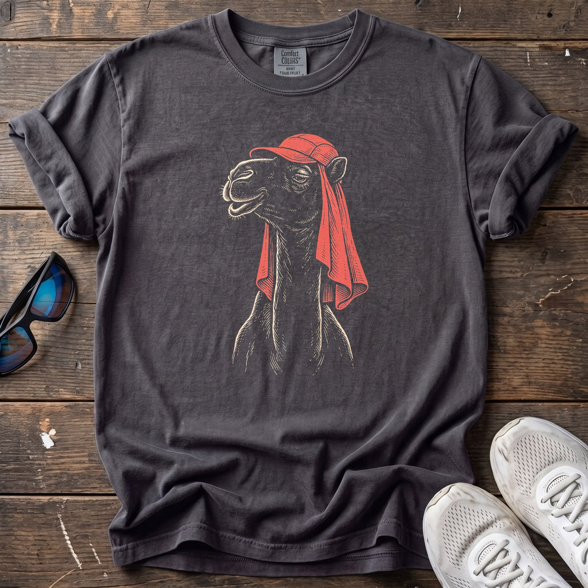 Cool as a Camel Tee — Graphite