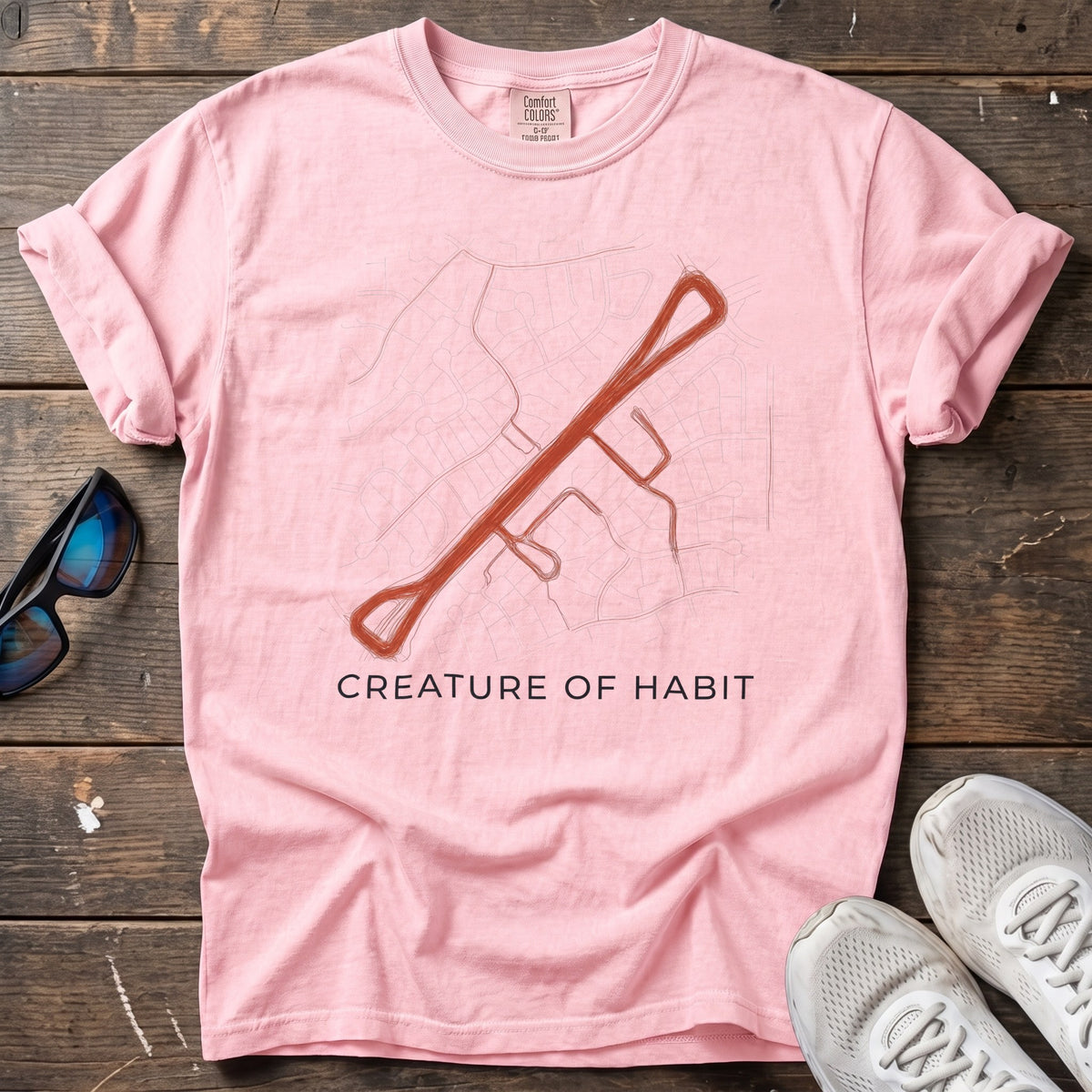 Creature of Habit Tee — Blossom