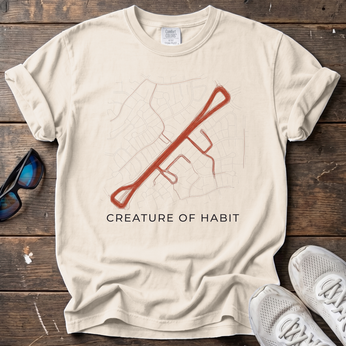 Creature of Habit Tee — Ivory