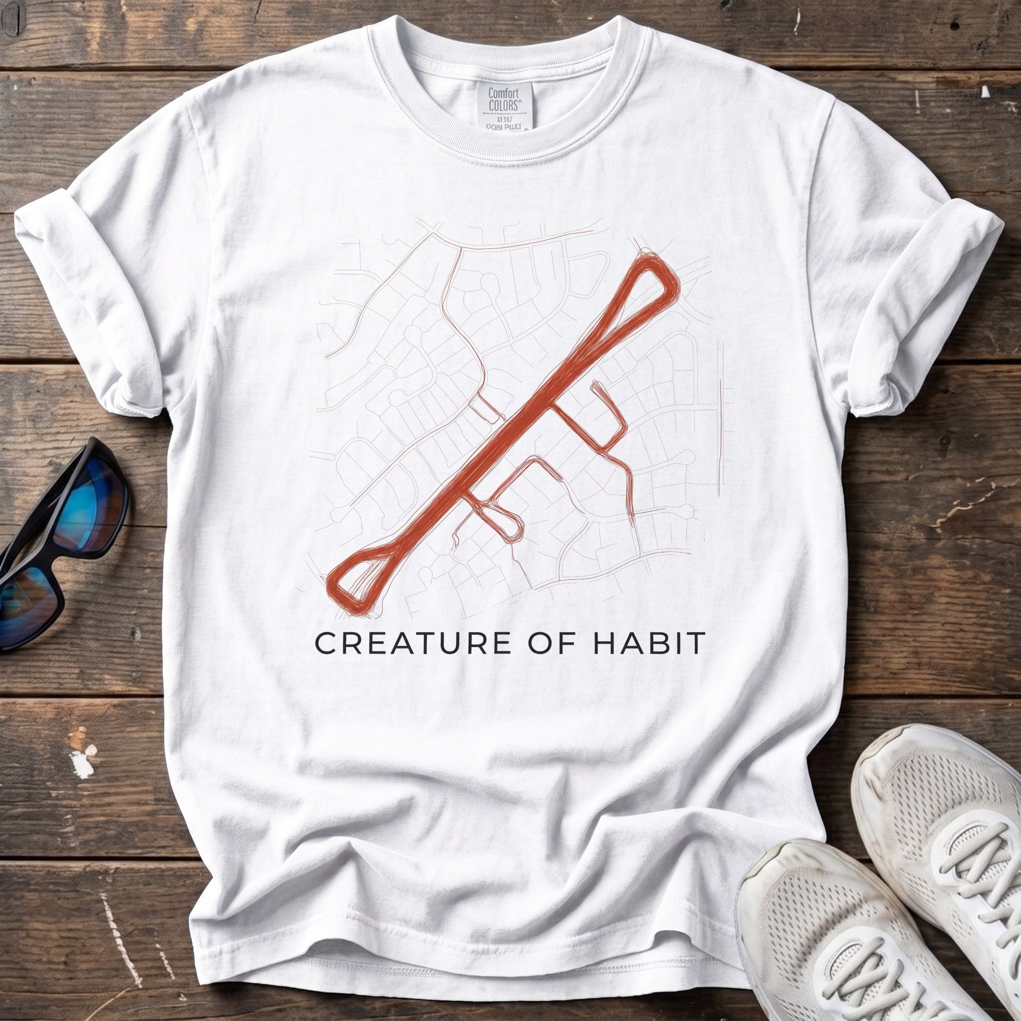 Creature of Habit Tee — White