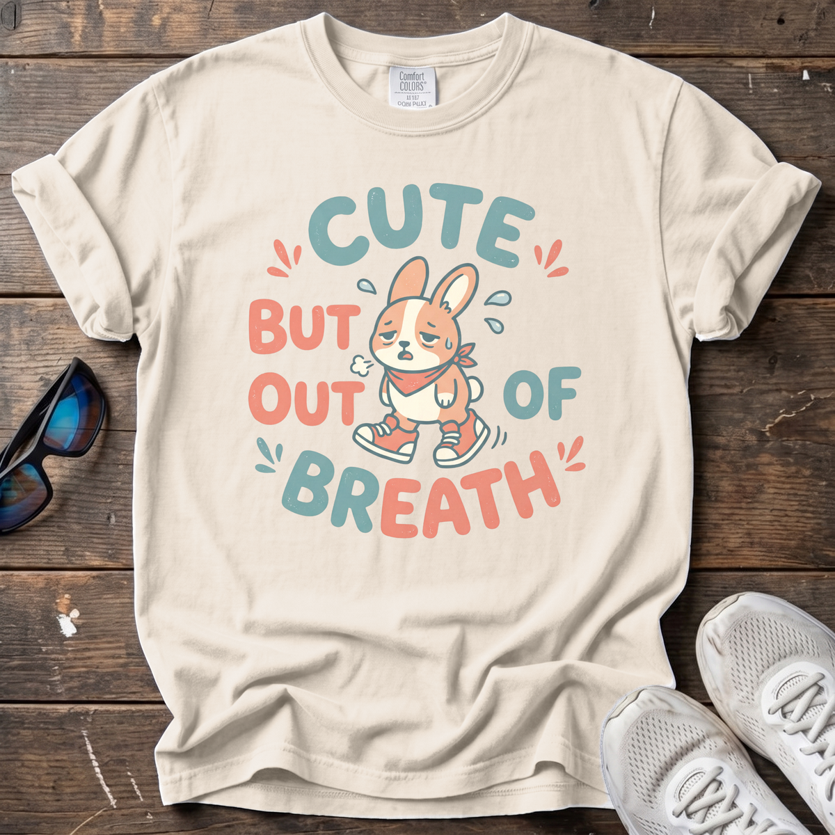 Cute but Out of Breath Tee — Ivory