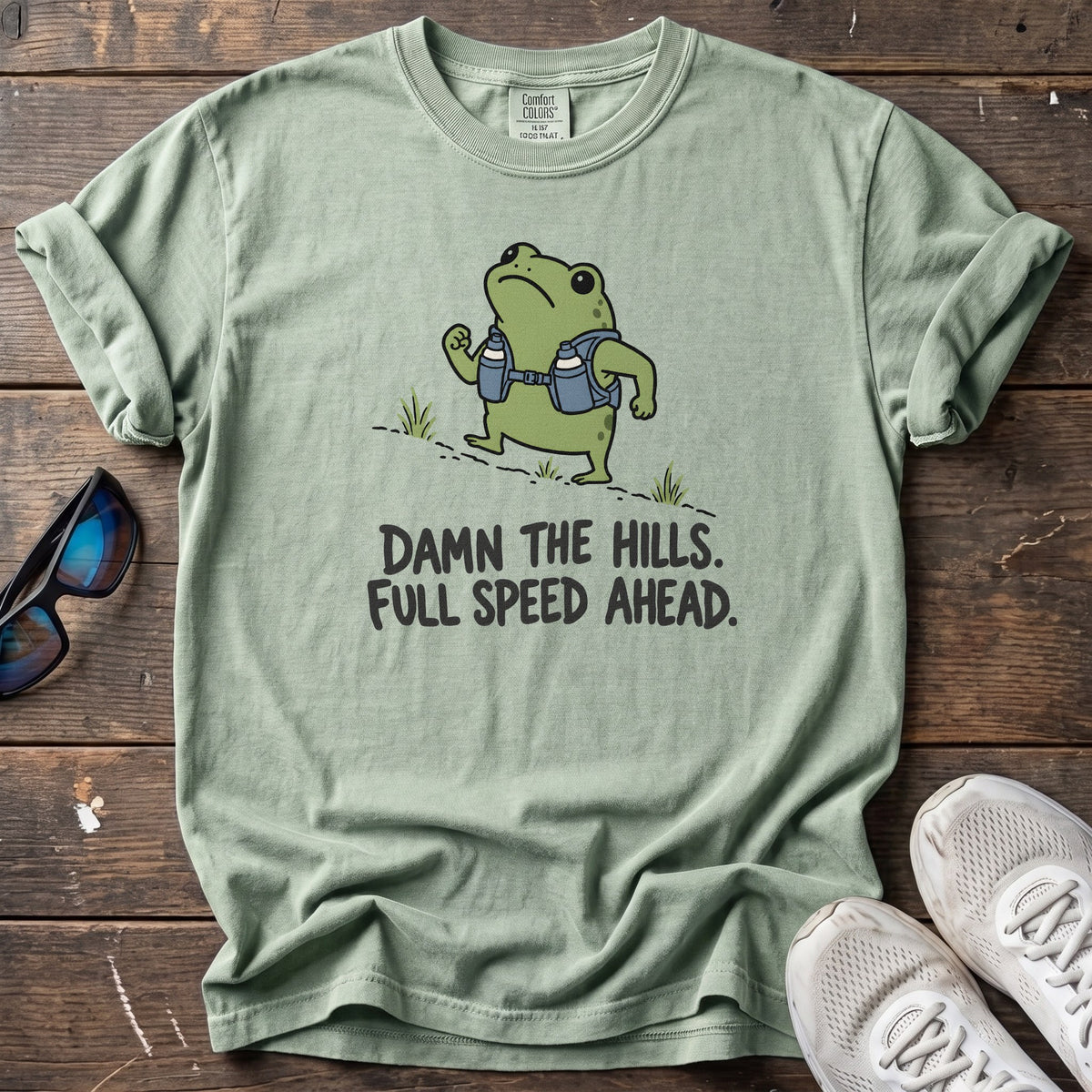 Damn the Hills Tee — Bay