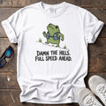 Damn the Hills Tee — White