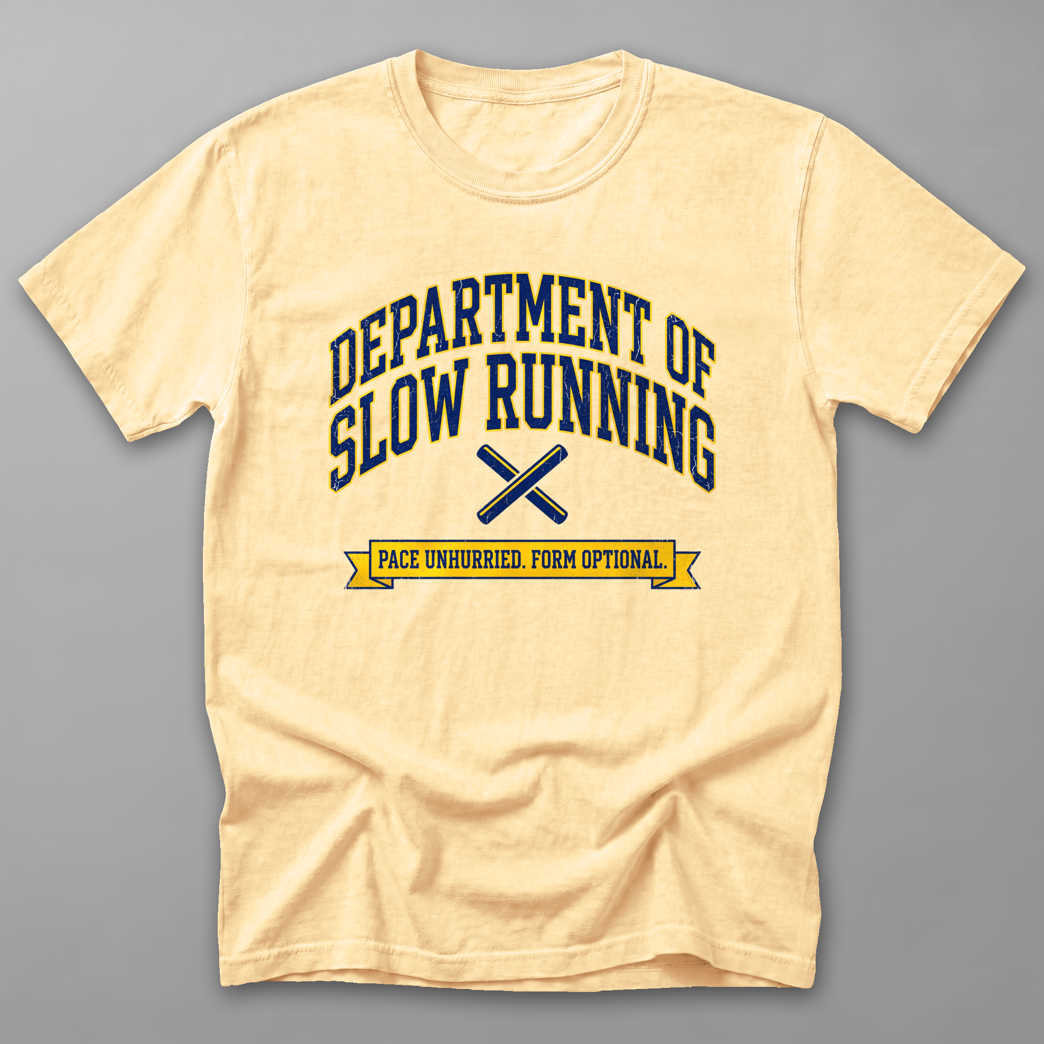 Dept. of Slow Running Tee — Butter