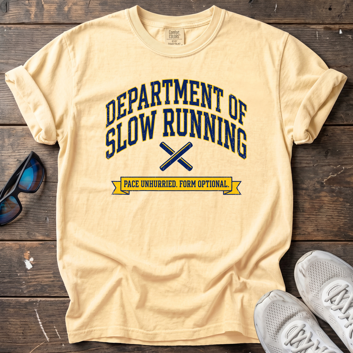Dept. of Slow Running Tee — Butter