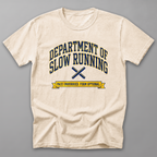 Dept. of Slow Running Tee — Ivory
