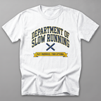 Dept. of Slow Running Tee — White