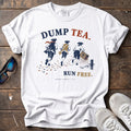 Dump Tea Run Free Tee — White