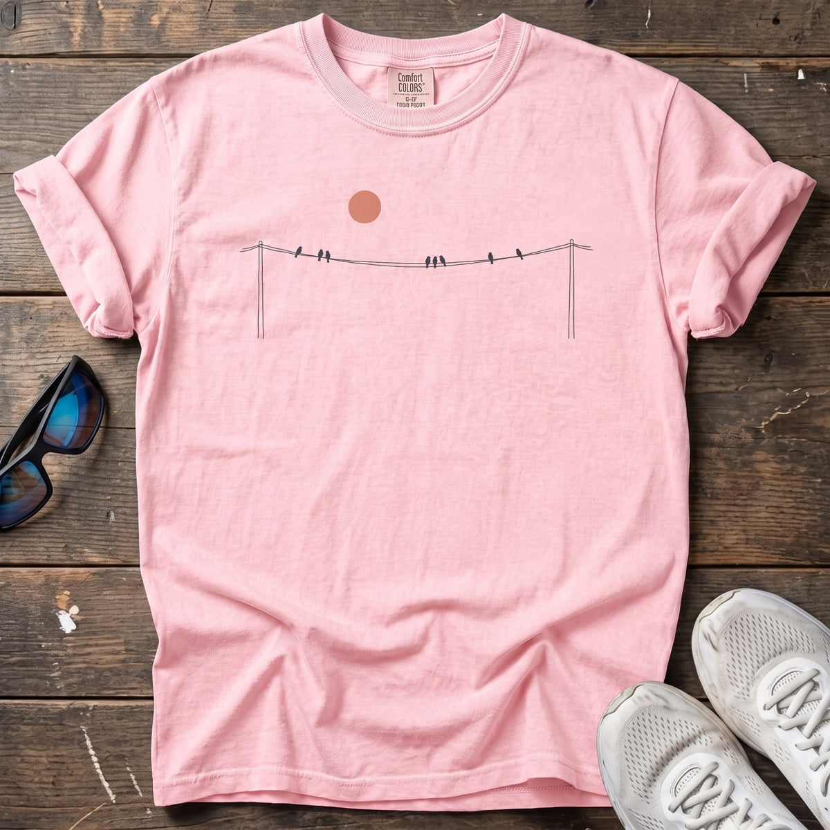 Early Bird Run Club Tee — Blossom