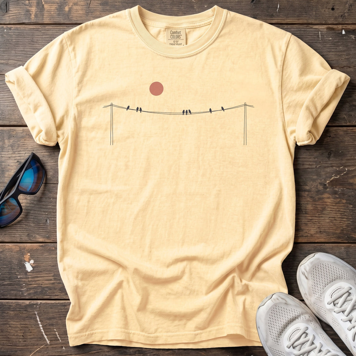 Early Bird Run Club Tee — Butter