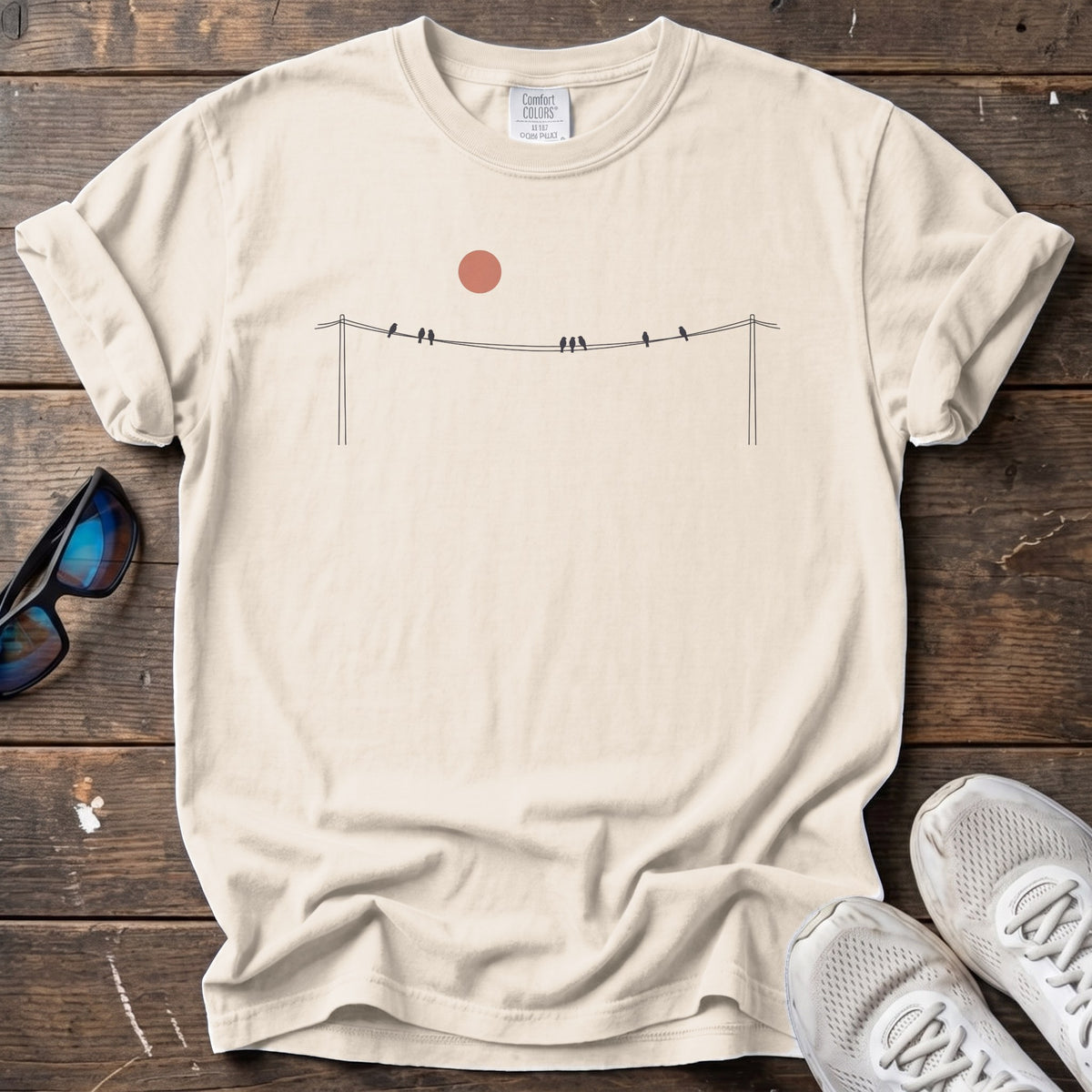 Early Bird Run Club Tee — Ivory