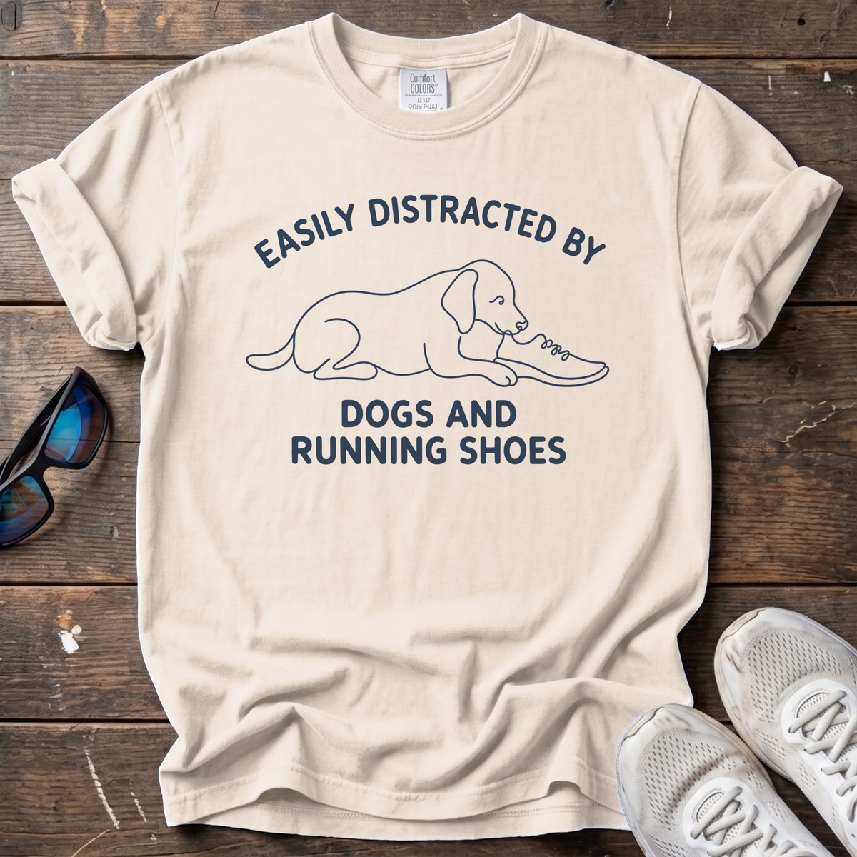 Easily Distracted Tee — Ivory