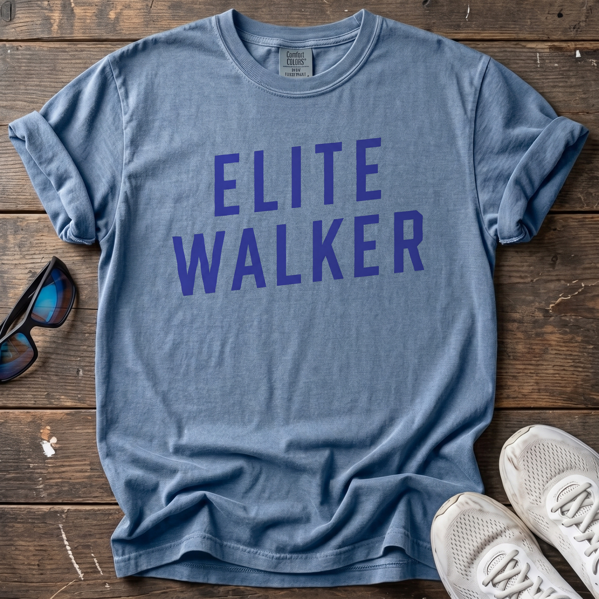 Elite Walker Tee — Blue Jean