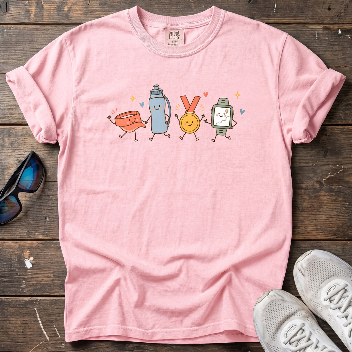 Emotional Support Crew Tee — Blossom