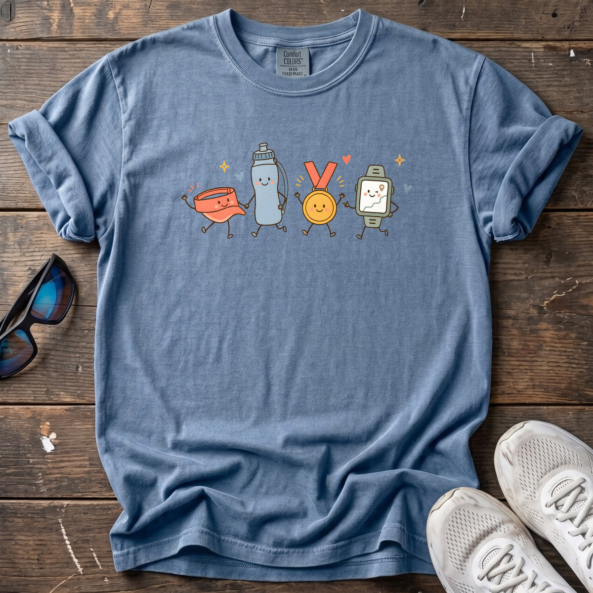 Emotional Support Crew Tee — Blue Jean