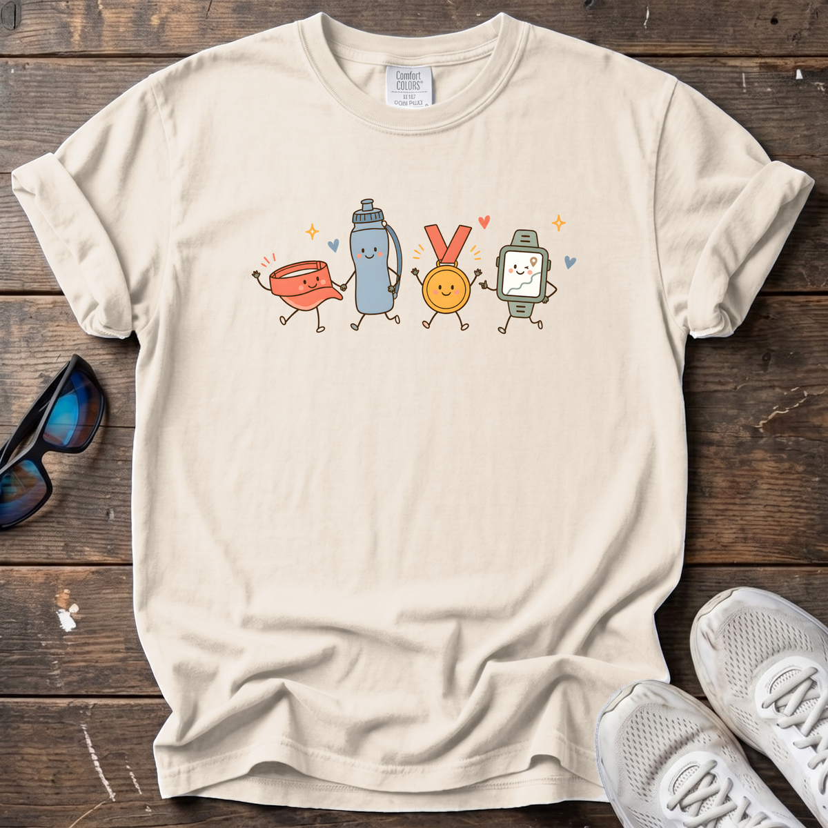 Emotional Support Crew Tee — Ivory