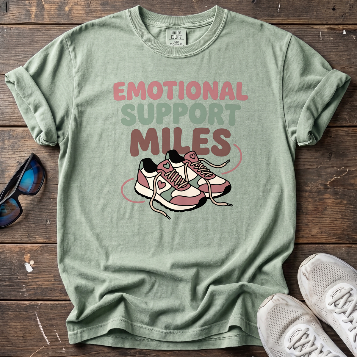 Emotional Support Miles Tee — Bay