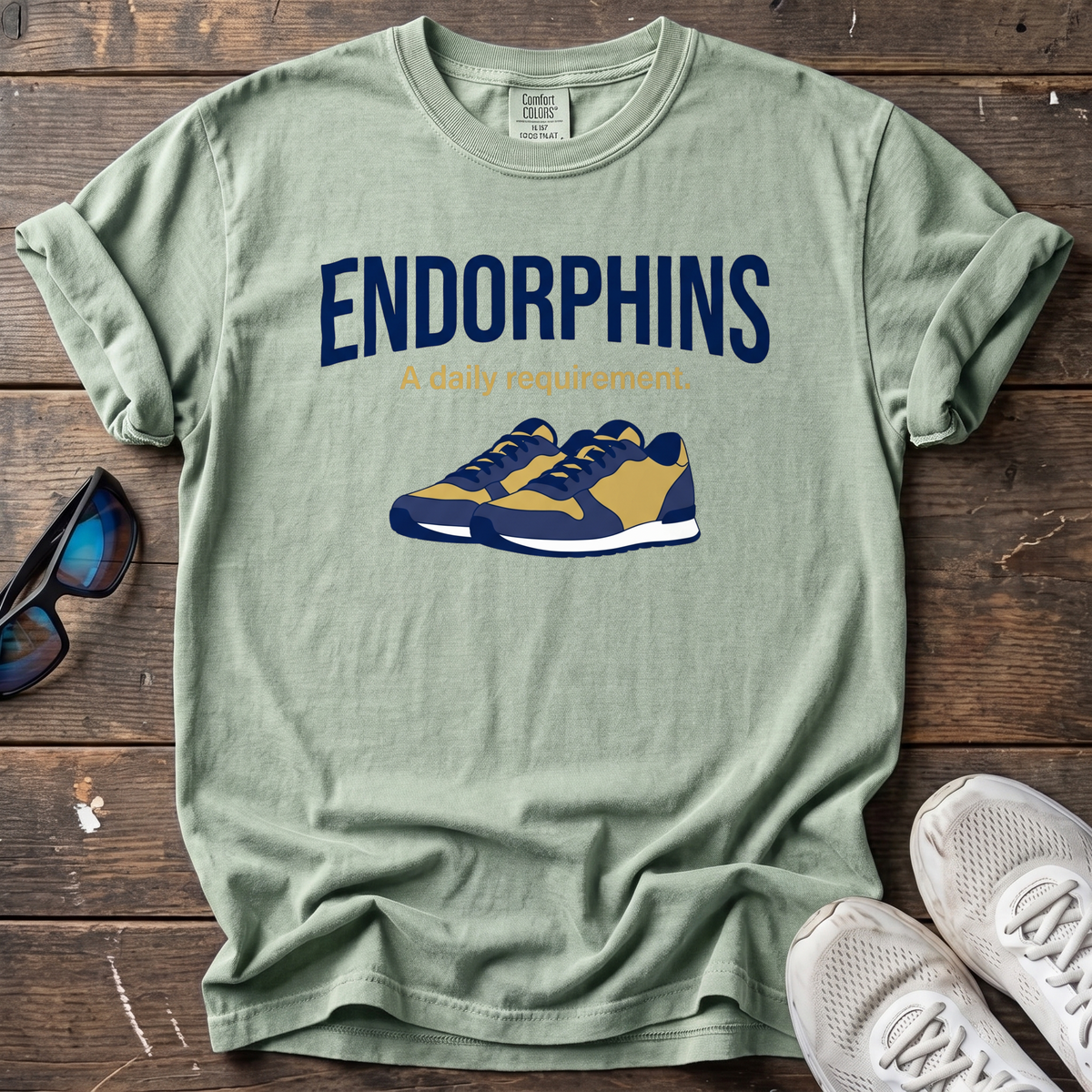 Endorphins: A Daily Requirement Tee — Bay