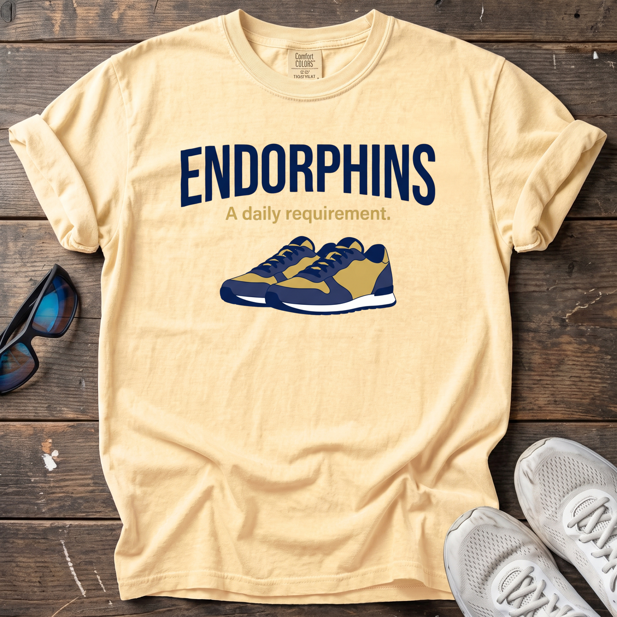 Endorphins: A Daily Requirement Tee — Butter