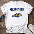 Endorphins: A Daily Requirement Tee — White