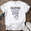 Enjoying Every Step Tee — White