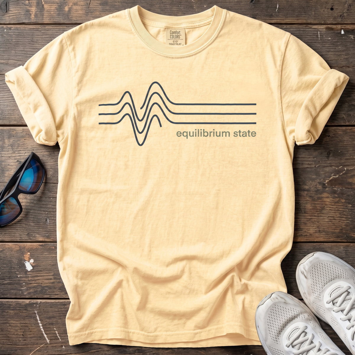 Equilibrium State Tee — Butter
