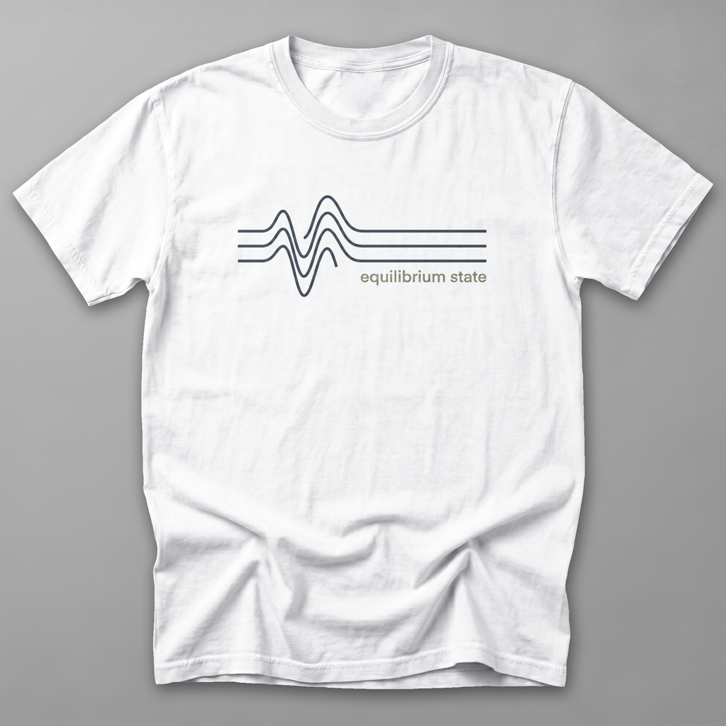 Equilibrium State Tee — White