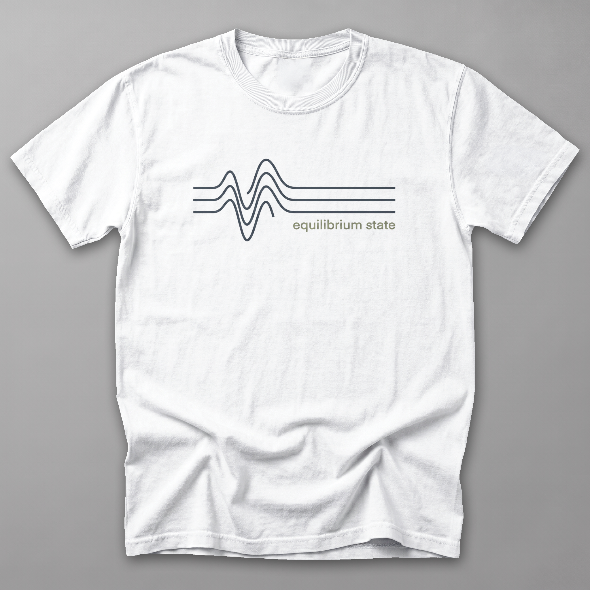 Equilibrium State Tee — White