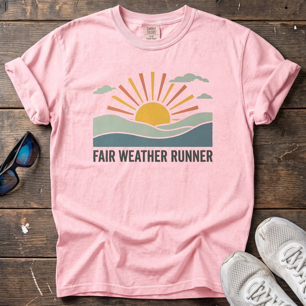 Fair Weather Runner Tee — Blossom