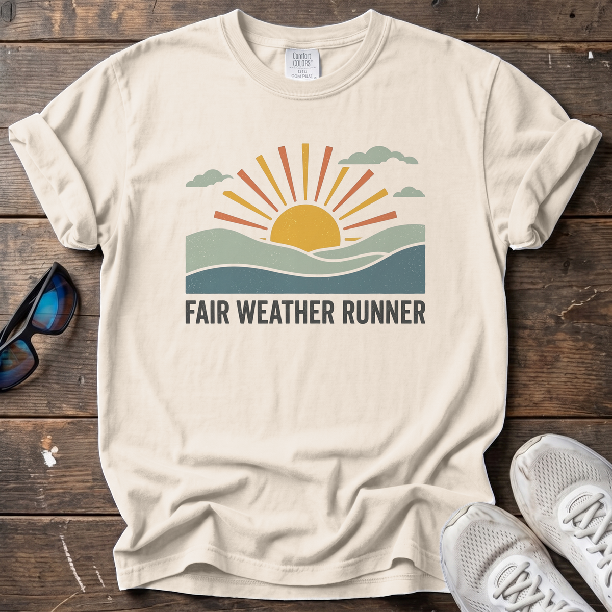 Fair Weather Runner Tee — Ivory