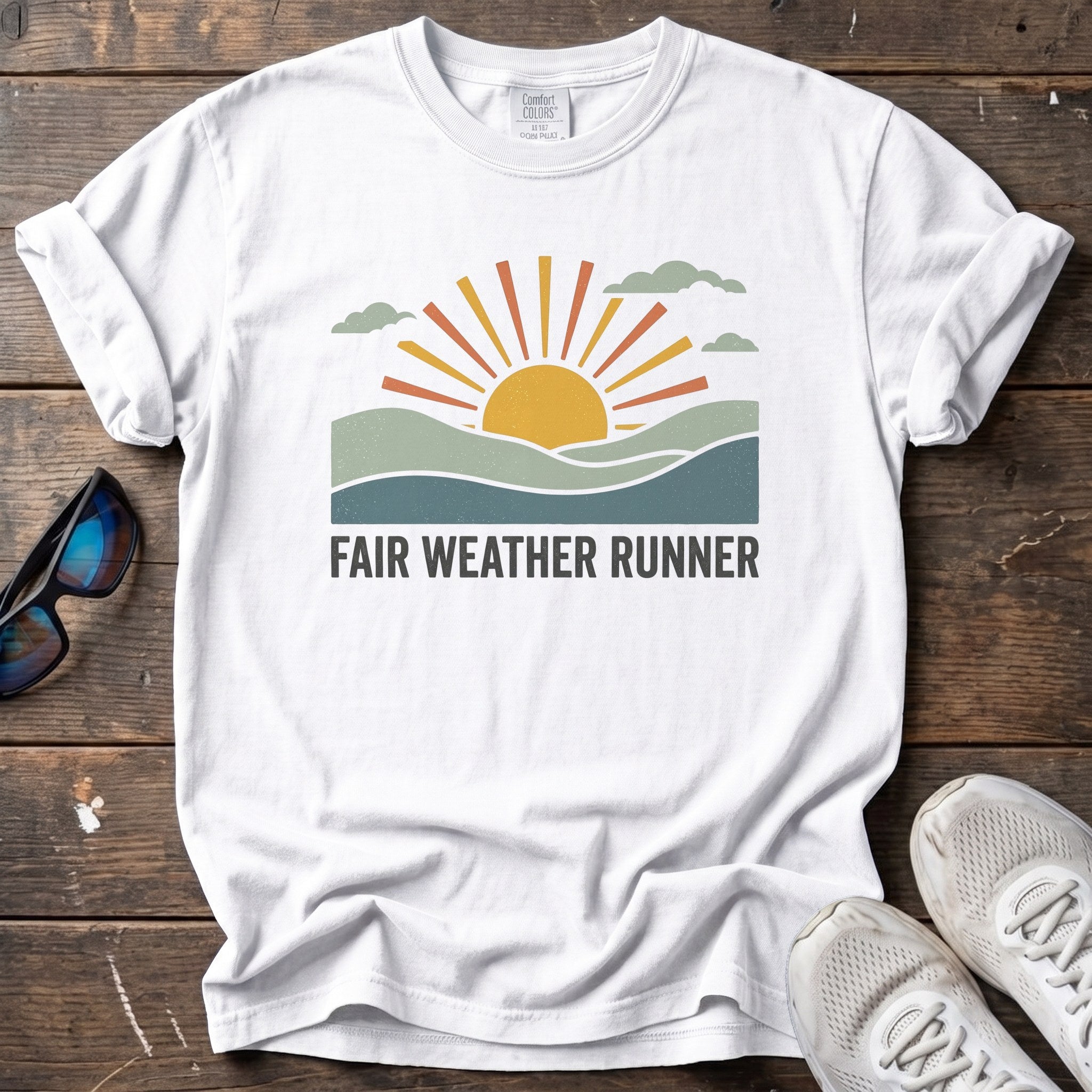 Fair Weather Runner Tee — White