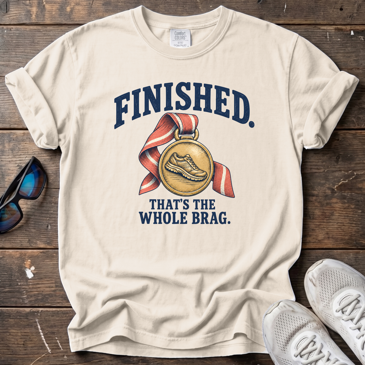 Finishing Brag Tee — Ivory