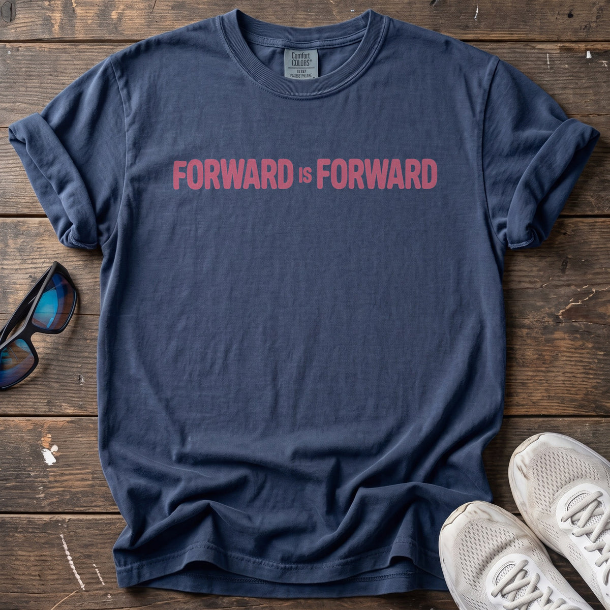 Forward Is Forward Tee — True Navy