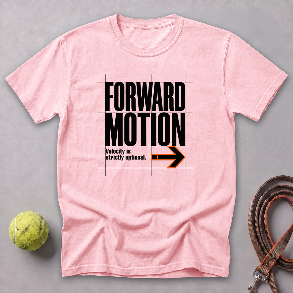 Forward Motion, Velocity Optional Tee — Blossom