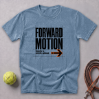 Forward Motion, Velocity Optional Tee — Blue Jean