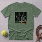 Forward Motion, Velocity Optional Tee — Moss